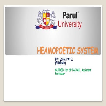 Heamopoetic system