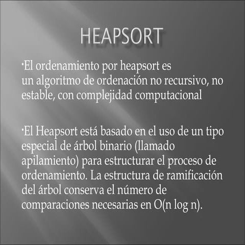 Heapsort
