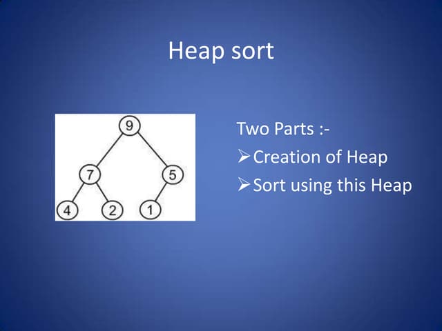 Heap sort 1 | PPT