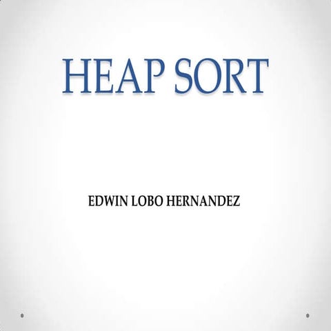 Heap sort