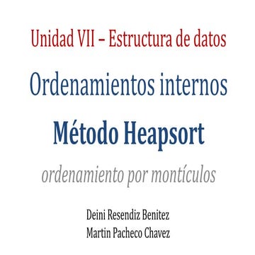 Método de Heapsort