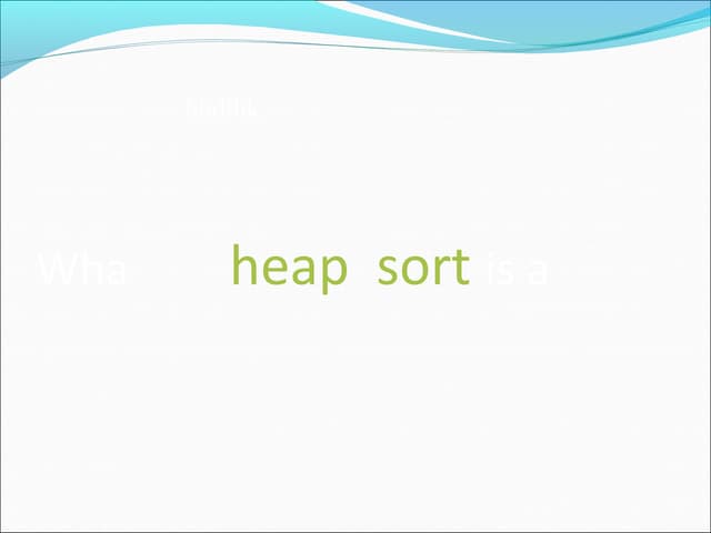 Heapsort