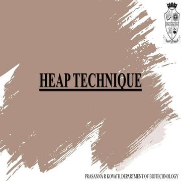Heap technique