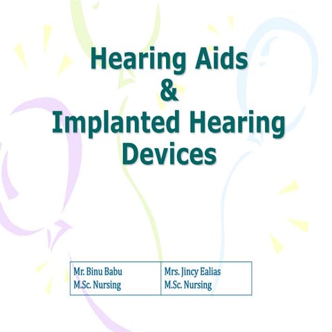 Hearing aids