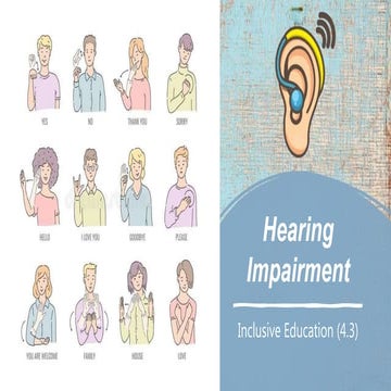 Hearing disability
