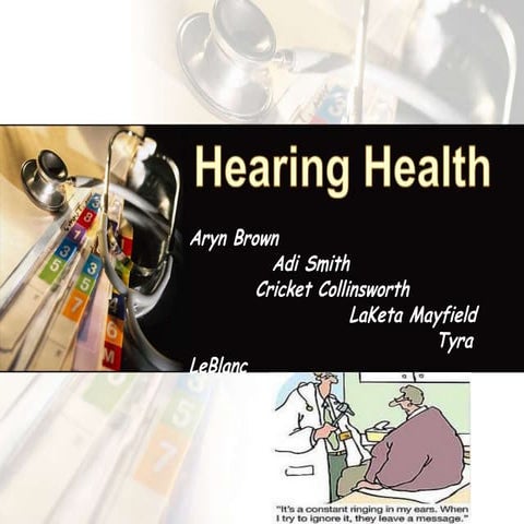 Hearing health