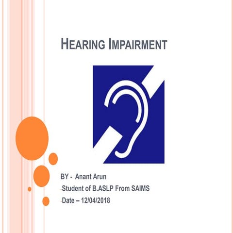 Hearing impairment