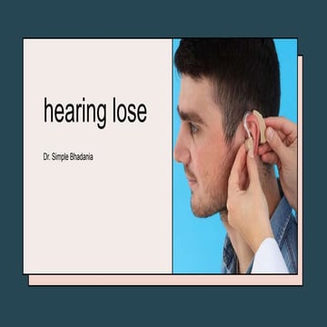 hearing lose.pptx