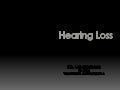 Hearing loss