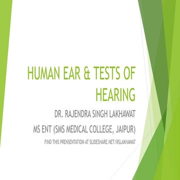 Hearing tests | PPTX