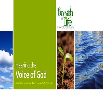 Hearing the Voice of God (Revised)