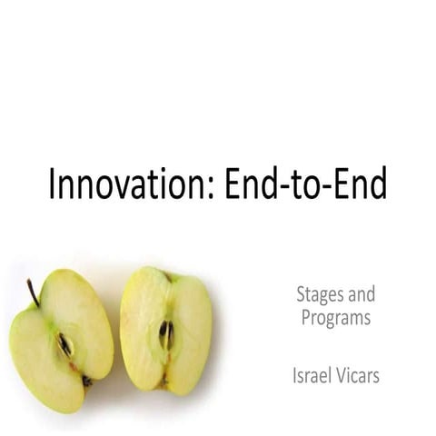 Innovation: End to End -- A Corporate Innovation Process