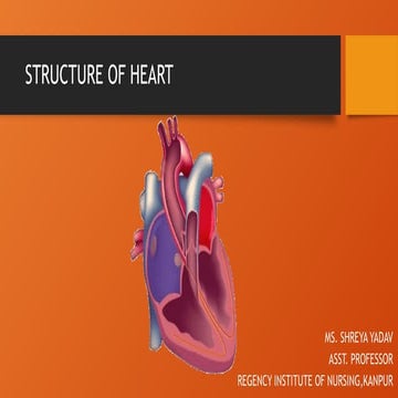 HEART.pptxThe heart is a fist-sized, muscular organ located in the center of ...