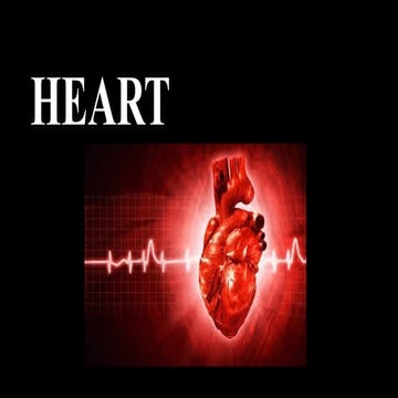 HEART.pptx Anatomy structures diet balance