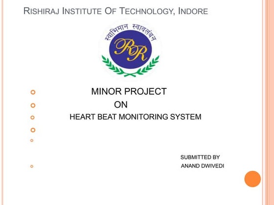 Heart beat monitor system PPT 