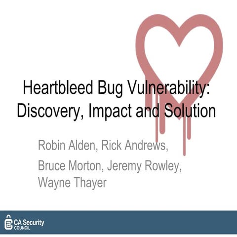 Heartbleed Bug Vulnerability: Discovery, Impact and Solution