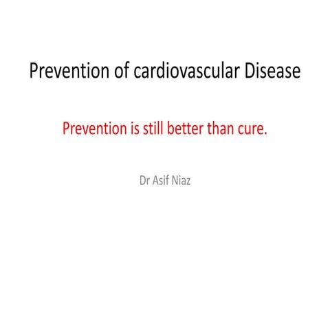 Heart disease prevention