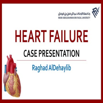 Heart Failure (Case Presentation)