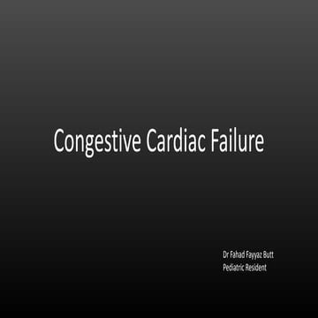 Heart failure in children