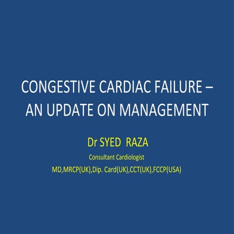 Heart failure – an update