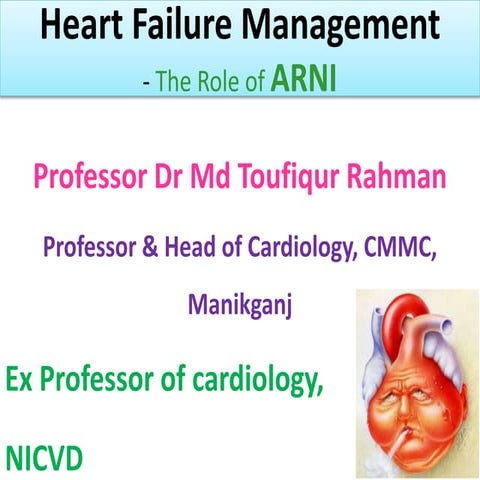 Heart failure management - role of arni