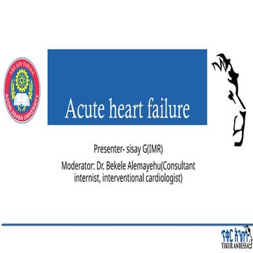 Heart Failure management and practice. Ppt | PPTX
