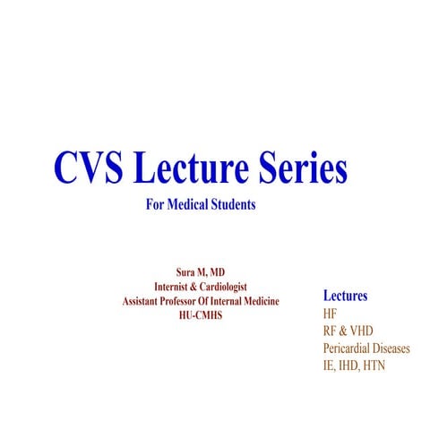 Definition, clinical presentation and management of HEART FAILURE
