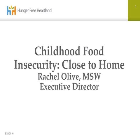 Heartland 2050 Food Insecurity