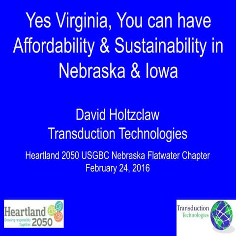 Heartland 2050 Housing Affordability & Sustainability 