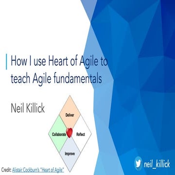 How I use Heart of Agile to teach Agile fundamentals