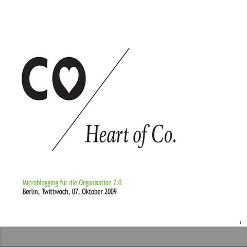 Heart Of Communication von Carsten Rossi (Twittwoch Berlin vom 7.10.2009)