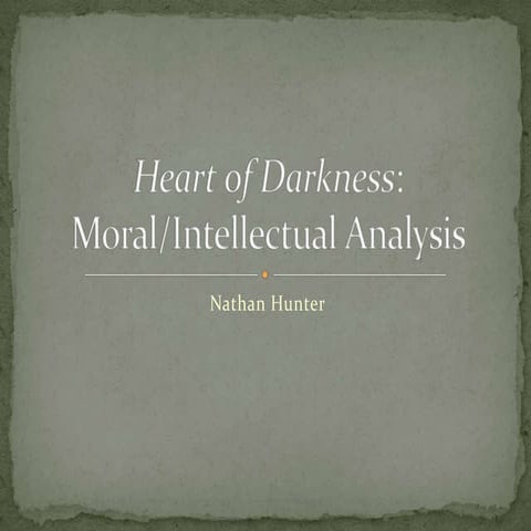 Heart of darkness | PPT