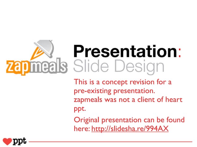 Heart PPT on zapmeals: Slide Design