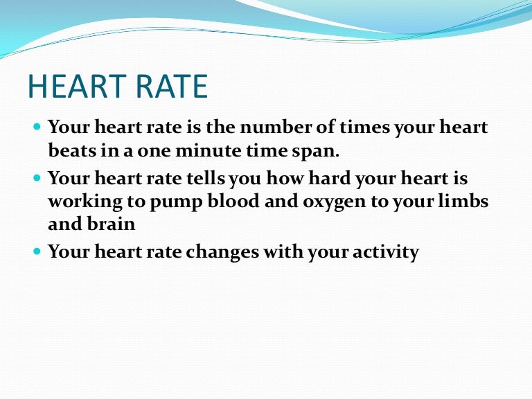 Heart rate