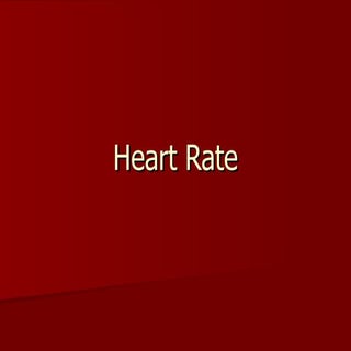 Heart Rate Powerpoint