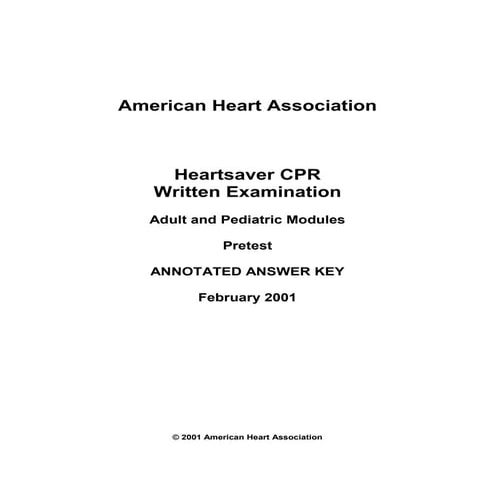 Heartsaver cpr pretest_with_annotated_answer_key