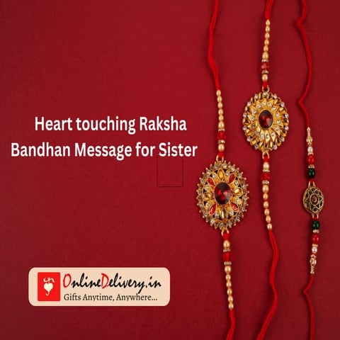 Heart touching Raksha Bandhan Message for Sister.pptx