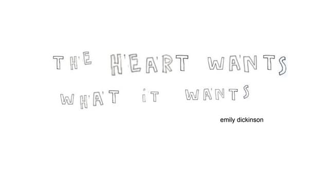 heart wants