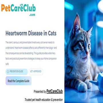 Heartworm Disease in Cats: Understanding the Risk, Reality, and ...