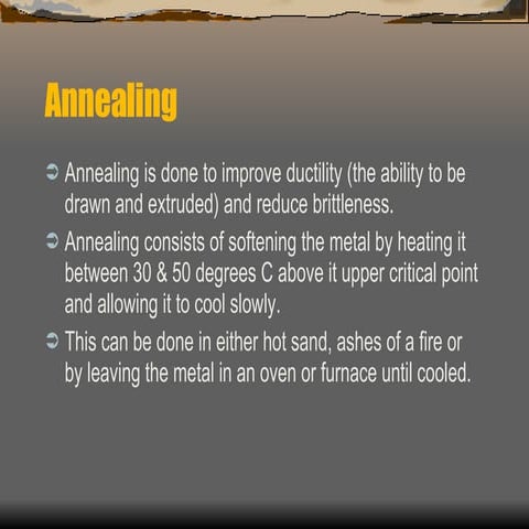 Heat Treatment Of Metals Powerpoint