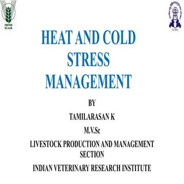 Heat and cold stress management