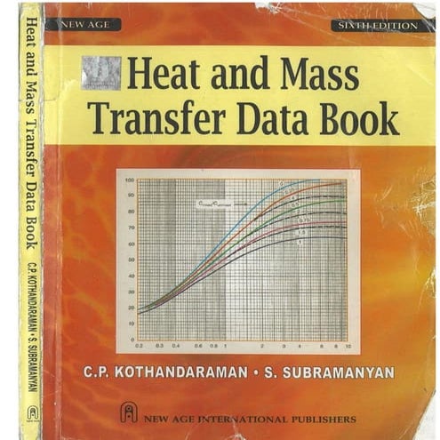 Heat and Mass Transfer Data Book_6th edition_by C.P. Kothandaraman & S. Subra...