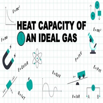 heat capacity of an ideal gas and discussion about details of cp and cv ...