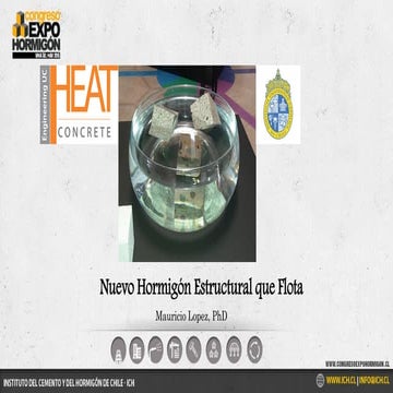 Nuevo Hormigón Estructural que flota (Proyecto HEAT)