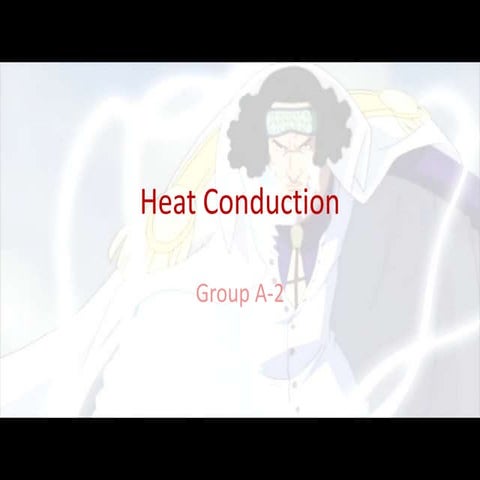 Heat conduction