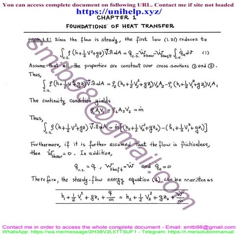 Solution Manual for Heat Conduction 4th edition Yener & Kakac