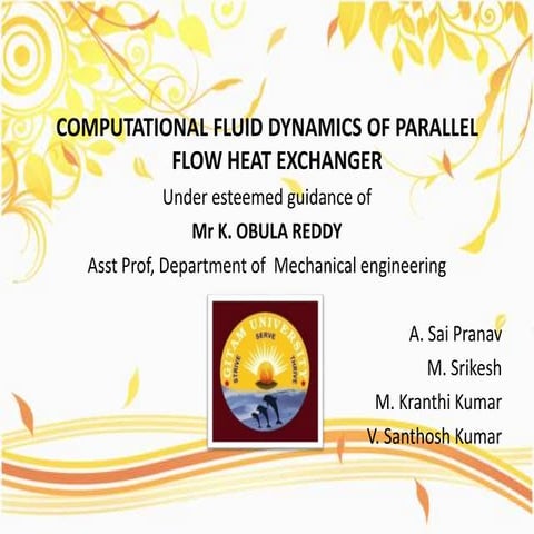 Heat exchanger presentation
