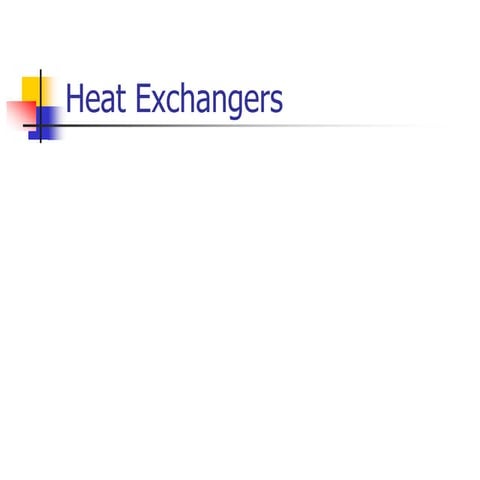 Heat Exchangers