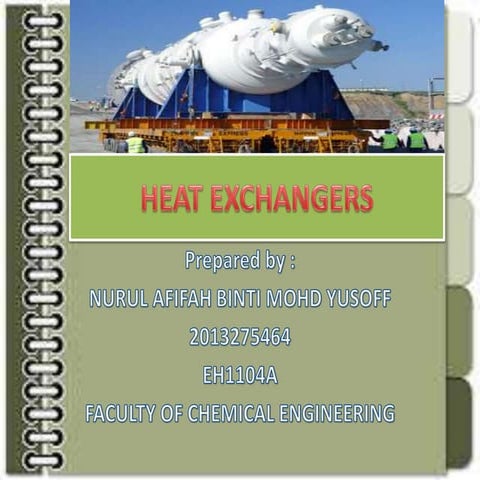 Heat exchangers  