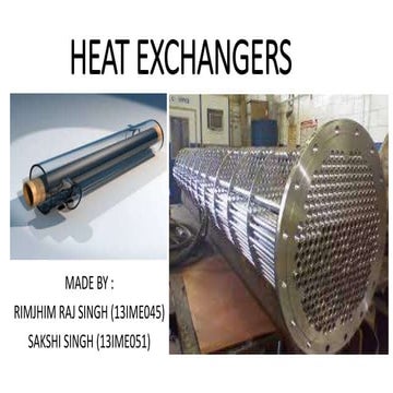 Heat exchangers